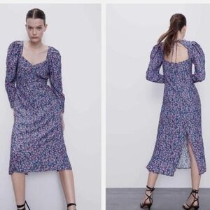 Zara Multicolor Floral Dress